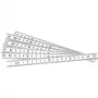 BRÜDER MANNESMANN PVC skladací meter 2 m, 10 segmentov, EG trieda III 810-PVC-2M