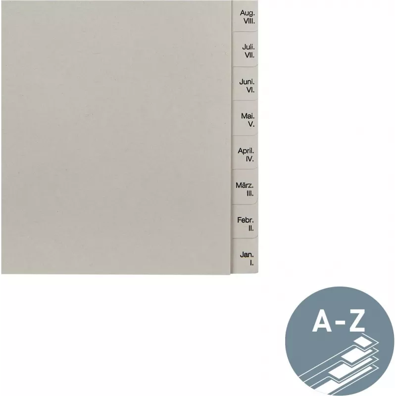 LEITZ papierový register december-január A4 13-tab kartónový register 12303085