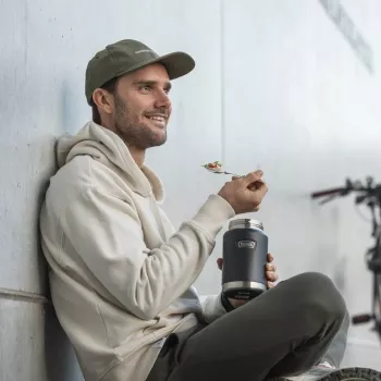 THERMOS ICON termonádoba 0,71 L čierna vákuovo izolovaná nehrdzavejúca oceľ 4120333071