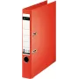 LEITZ 180° pákový zakladač A4 50 mm svetločervený kartón 1008-00-20