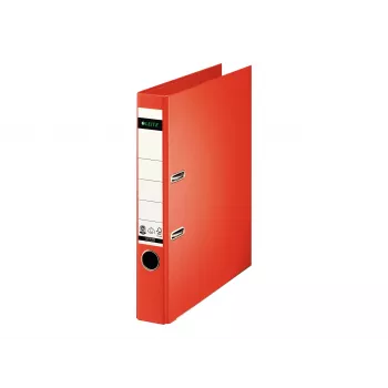 LEITZ 180° pákový zakladač A4 50 mm svetločervený kartón 1008-00-20