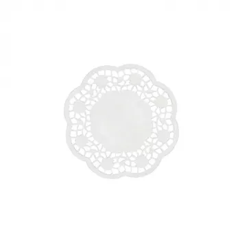 PAPSTAR 1000 podložiek pod poháre Ø 10 cm biele papierové (12291)