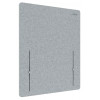 LEITZ Cosy oddeľovač na stôl 61220085, svetlosivá, 60 x 70 cm, PET filc
