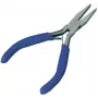 Brüder Mannesmann Electronics ploché kliešte 10806, 125 mm, červená/čierna