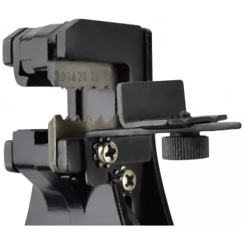 BRÜDER MANNESMANN automatické odizolovacie kliešte, zelené s vratnou pružinou, čeľuste z ocele SK5, 0,2-6,0 mm² (M10981)