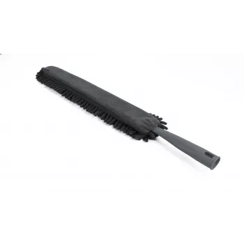 Haug Bürsten 8478 hlavica prachovky z plastu, sivá, 10 cm široká