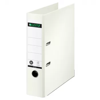 LEITZ 180° zakladač A4 80 mm biely celopapierový poťah 1007-00-01