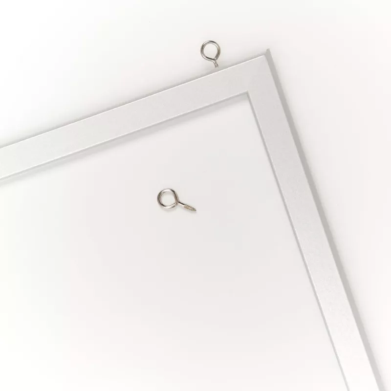 ZELLER plánovacia tabuľa 60 x 40 cm magnetická biela tabuľa s hliníkovým rámom 11515