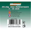 Brüder Mannesmann M54341 25-dielna sada HSS špirálových vrtákov, 1-13 mm v kovovom kufríku