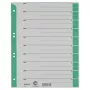 LEITZ 16523055 A4 kartónové oddeľovače, zelené, 25 listov, univerzálne 11-dierkové, 160 g/m²