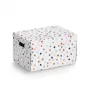 Zeller Dots úložná krabica biela s bodkami 25 x 35 x 20 cm 14475