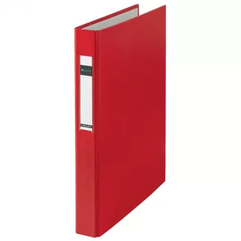 LEITZ štandardný krúžkový zakladač A4 nadrozmerný červený, 4 D-krúžky, chrbát 41 mm, priemer krúžkov 25 mm 4212-00-25