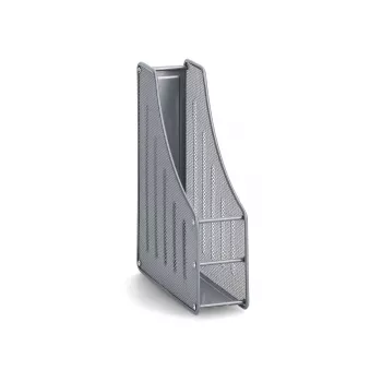 ZELLER MESHLINE strieborný kovový stojan na časopisy DIN A4/C4 17700