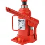 BRÜDER MANNESMANN Hydraulický zdvihák 10 t s ventilom proti preťaženiu, červený (M00710)