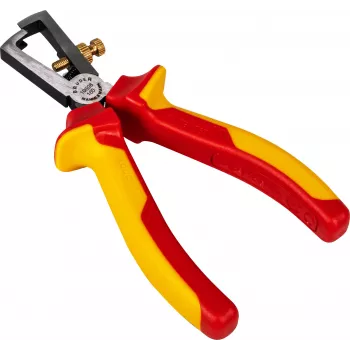 BRÜDER MANNESMANN VDE odizolovacie kliešte 160 mm, 1000V izolované, chróm-vanád, červená/žltá 10608