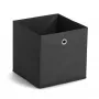 Zeller 14113 Úložný box z netkanej textílie, 30 L, 32 x 32 x 32 cm, čierny
