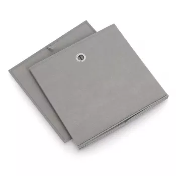 Zeller 14110 Úložný box z netkanej textílie, 30 L, 32 x 32 x 32 cm, sivý