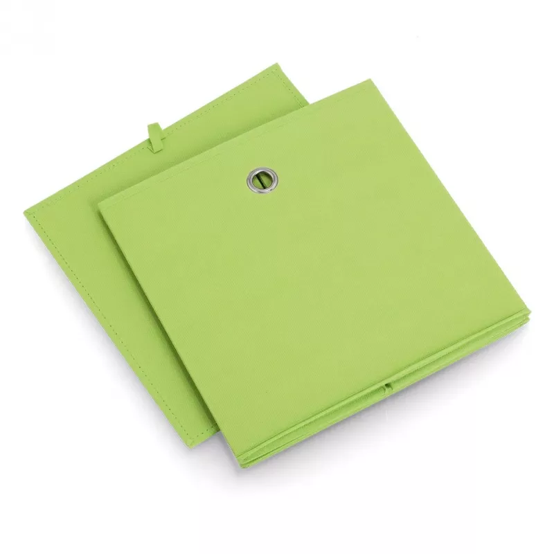 Zeller 14114 Úložný box z netkanej textílie, 30 L, 32 x 32 x 32 cm, zelený