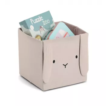 Zeller Rabbit Úložný box béžový 28 x 28 x 28 cm (14492)