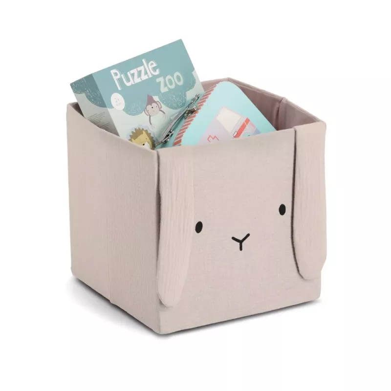 Zeller Rabbit Úložný box béžový 28 x 28 x 28 cm (14492)