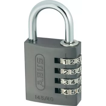 ABUS 48806 Masívna mosadzná visiaca zámka s kaleným oceľovým ramenom, na kľúč, 30 mm ABVS48806