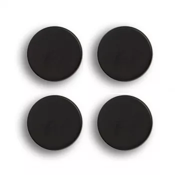Zeller 4 okrúhle čierne magnety Ø 23 mm x 9 mm (11236)