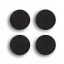 Zeller 4 okrúhle čierne magnety Ø 23 mm x 9 mm (11236)