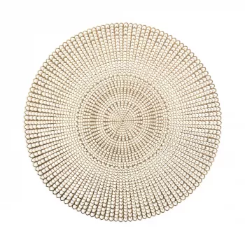 Zeller 6-dielna zlatá podložka s výrezmi | 45 x 30 cm | PVC 27003
