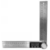 Brüder Mannesmann M81220 digitálny uhlomer 200 x 200 mm 360°