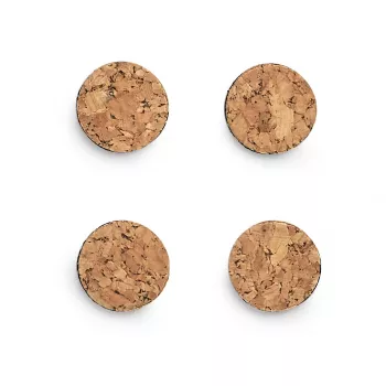 Zeller korkové magnety hnedé Ø 2,8 x 0,3 cm, 4 ks (11218)