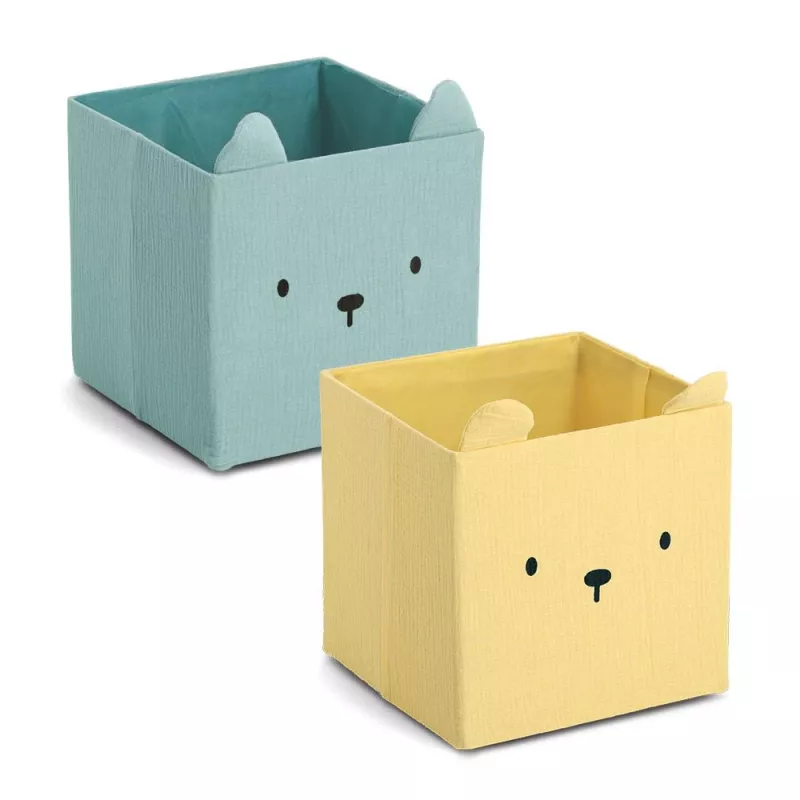 Zeller Bär organizačná krabica mint 28 x 28 x 28 cm 14490