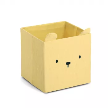 Zeller Bear organizačná krabica žltá 28 x 28 x 28 cm 14491