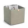 Zeller khaki látková úložná krabica 32x32x32 cm skladacia kocka organizér 14540