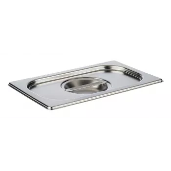 APS GN 1/4 Viečko 265 x 162 x 30 mm nehrdzavejúca oceľ, bez výrezu na lyžicu, vhodné do umývačky - 1 kus 81495