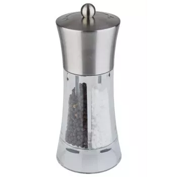 APS 40545 2-in-1 mlynček na soľ a korenie 18,5 cm nehrdzavejúca oceľ akryl