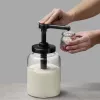 APS DISPENSA 1,7L sklenený dávkovač, priehľadný/čierny 93290