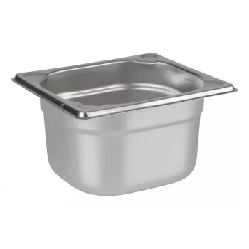 APS GN 1/6 nádoba 176 x 162 x 100 mm, chrómniklová nerezová oceľ, elektrolyticky leštená, 2,1 l 81604