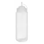 APS stláčacia fľaša 1025 ml transparentná polyetylén so skrutkovacím uzáverom a viečkom - 1 ks (93259)