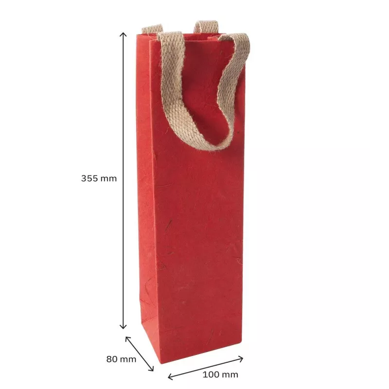 SIGEL Red Coco papierové darčekové tašky, 10 x 35,5 cm, balenie 5 ks (ET012)