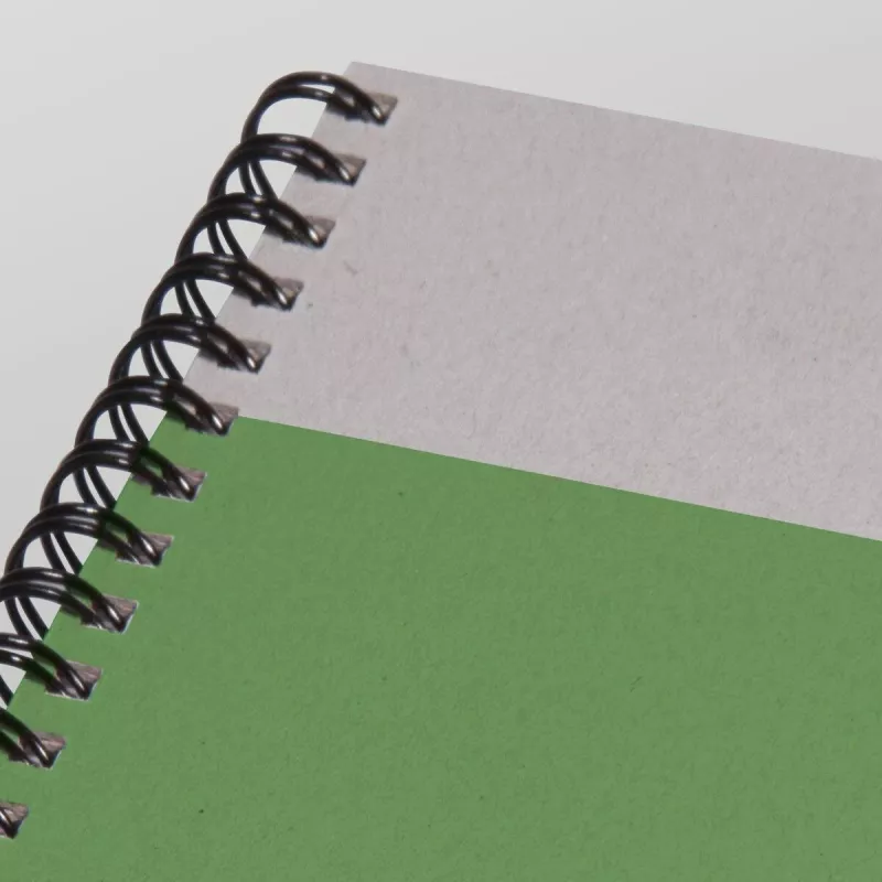 SIGEL Quicknote Impulse Green zápisník A5 čistý, zelený/sivý softcover, 160 strán SN800