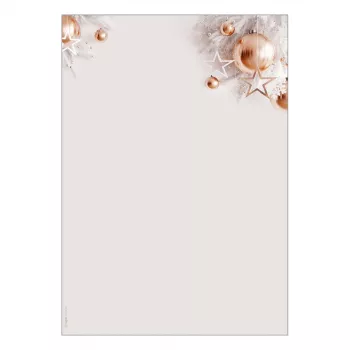 SIGEL DP429 vianočný listový papier A4 90 g/m² 100 listov motív ružového zlata