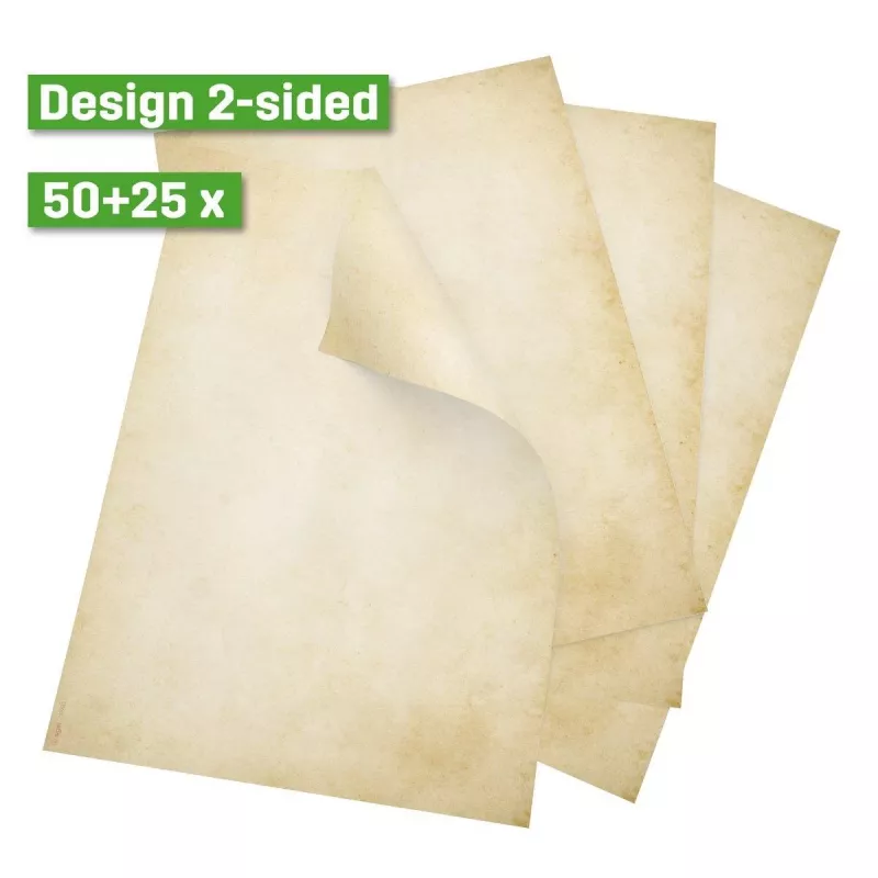 SIGEL DP983 sada papiera Vintage Design DIN A4 90 g/m² béžová 75 listov