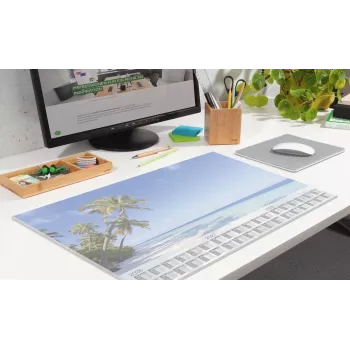 Sigel H6470 podložka na stôl papier Palm Beach 59,5 x 41 cm 2026-2028 30 listov