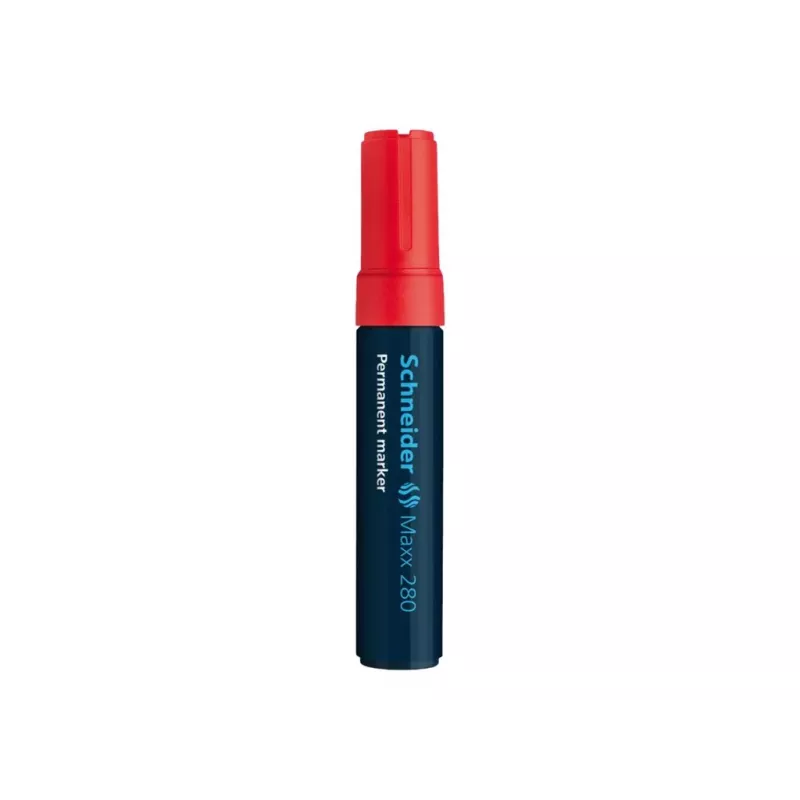 Schneider Maxx 280 permanentný marker červená klinový hrot 4-12 mm 128002