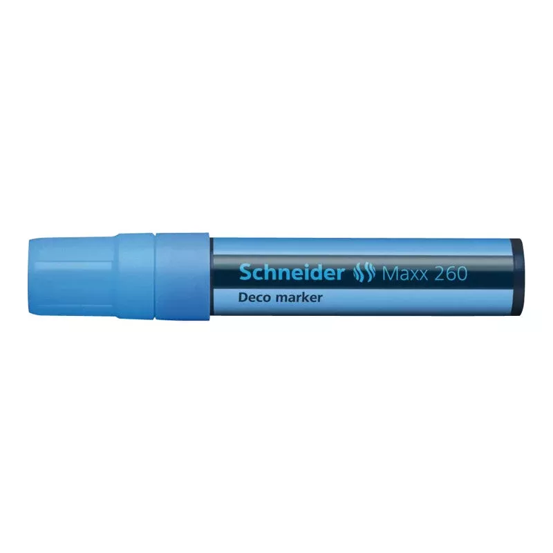 Schneider Maxx 260 modrý tekutý kriedový marker - balenie 5 ks 126010