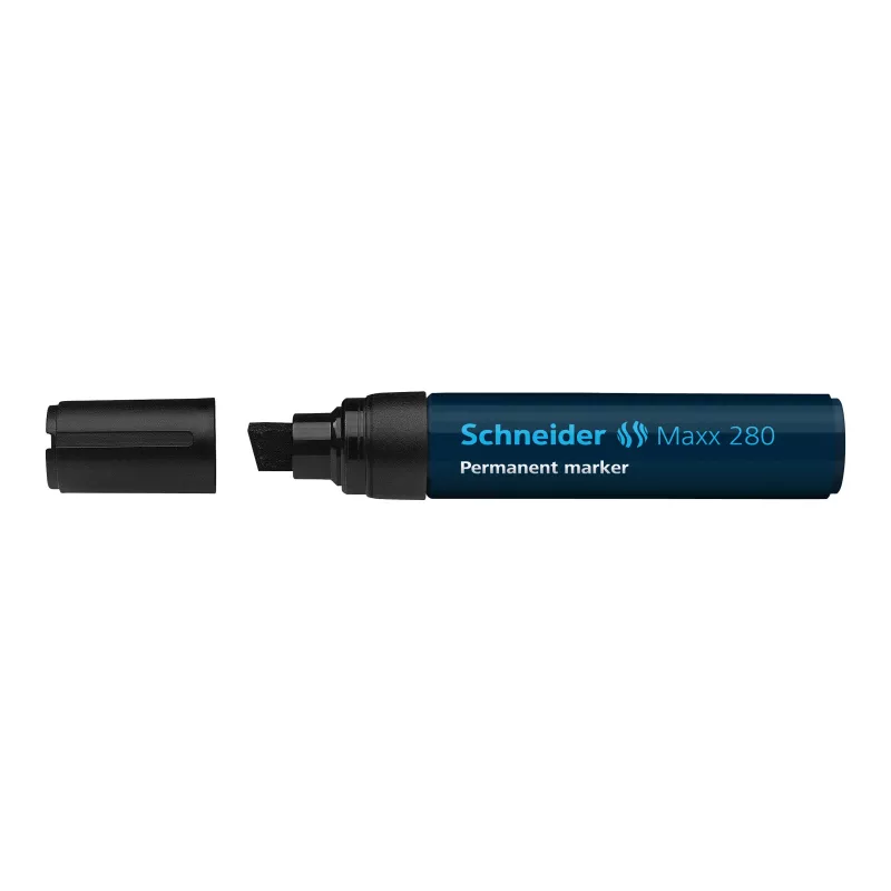 Schneider Maxx 280 dlátový hrot permanentný marker čierna 128001