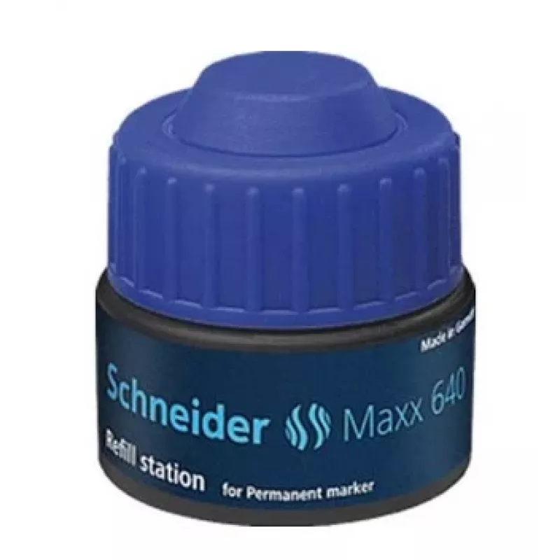 Schneider Maxx 640 marker náplňový atrament modrý 30 ml 164003