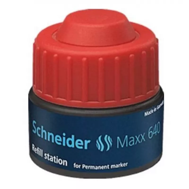 Schneider Maxx 640 náhradná náplň atramentu červená 30 ml 164002