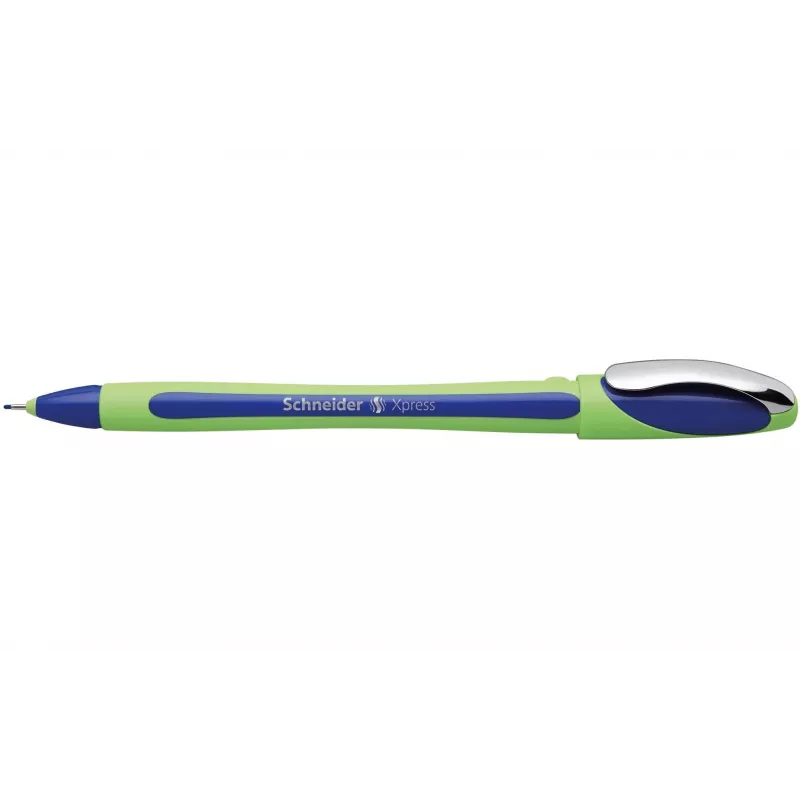 Schneider Xpress fineliner pero modré - atrament na vodnej báze, 0,8 mm vláknový hrot 19003
