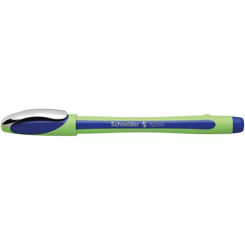 Schneider Xpress fineliner pero modré - atrament na vodnej báze, 0,8 mm vláknový hrot 19003